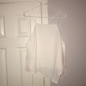 Tobi Tops - TOBI asymmetrical white top Tobi Tops - TOBI asymmetrical white top